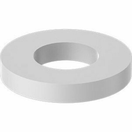 BSC PREFERRED Abrasion-Resistant ePTFE Plastic Sealing Washer for 1/4 Screw Size 0.25 ID 0.5 OD, 5PK 96371A201